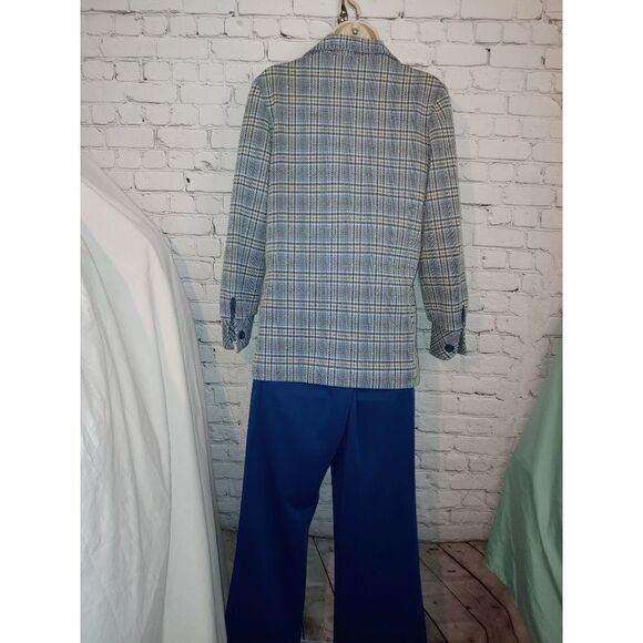 Catalina Sportswear VINTAGE Women's Size 14 Blue/White 2pc Pants Set. - Picture 8 of 11